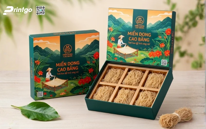 Gợi ý các mẫu bao bì miến Cao Bằng vươn tầm xuất khẩu toàn cầu