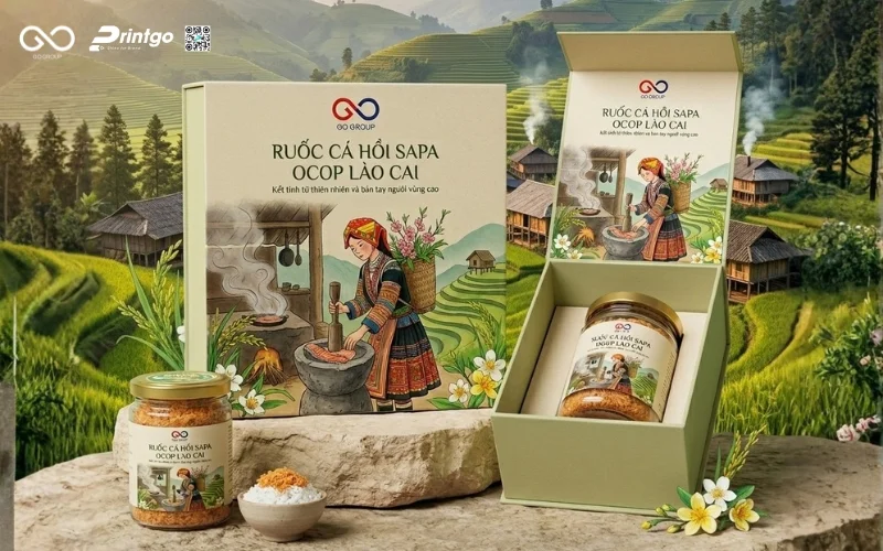 Đề xuất giải pháp nâng cấp bao bì ruốc cá hồi Sapa giúp tăng trưởng doanh số