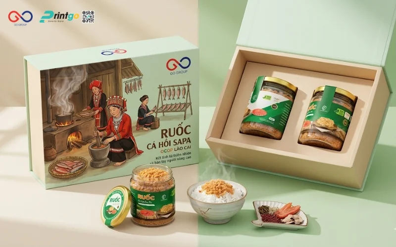 Đề xuất giải pháp nâng cấp bao bì ruốc cá hồi Sapa giúp tăng trưởng doanh số