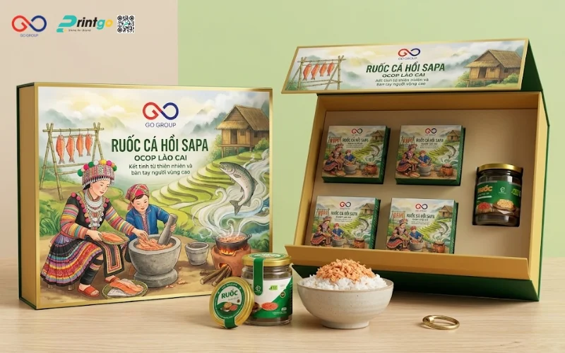 Đề xuất giải pháp nâng cấp bao bì ruốc cá hồi Sapa giúp tăng trưởng doanh số