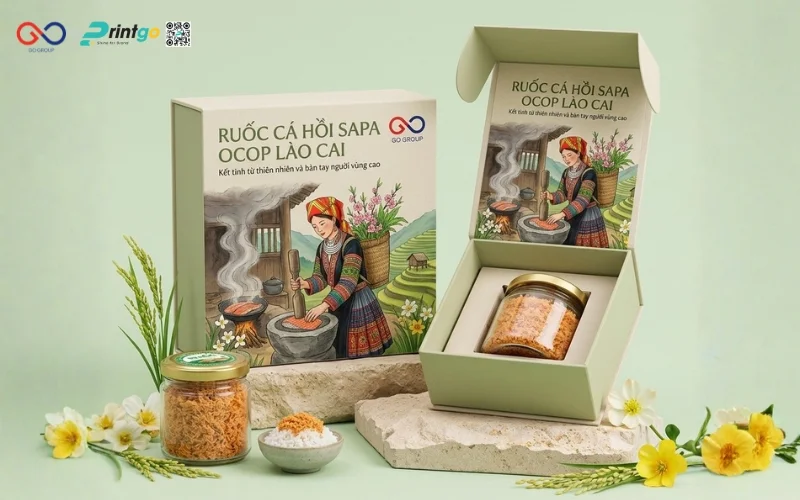 Đề xuất giải pháp nâng cấp bao bì ruốc cá hồi Sapa giúp tăng trưởng doanh số