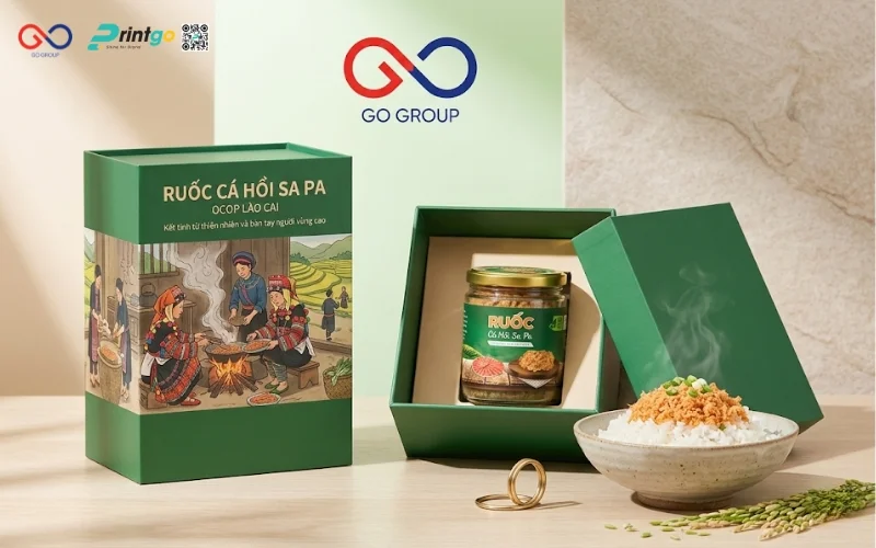 Đề xuất giải pháp nâng cấp bao bì ruốc cá hồi Sapa giúp tăng trưởng doanh số
