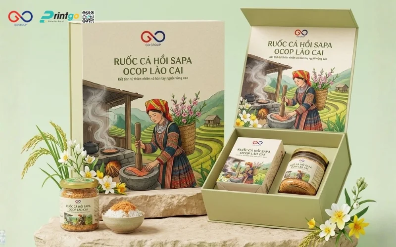 Đề xuất giải pháp nâng cấp bao bì ruốc cá hồi Sapa giúp tăng trưởng doanh số