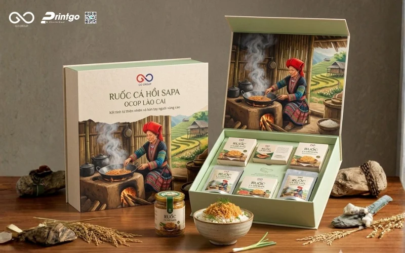 Đề xuất giải pháp nâng cấp bao bì ruốc cá hồi Sapa giúp tăng trưởng doanh số