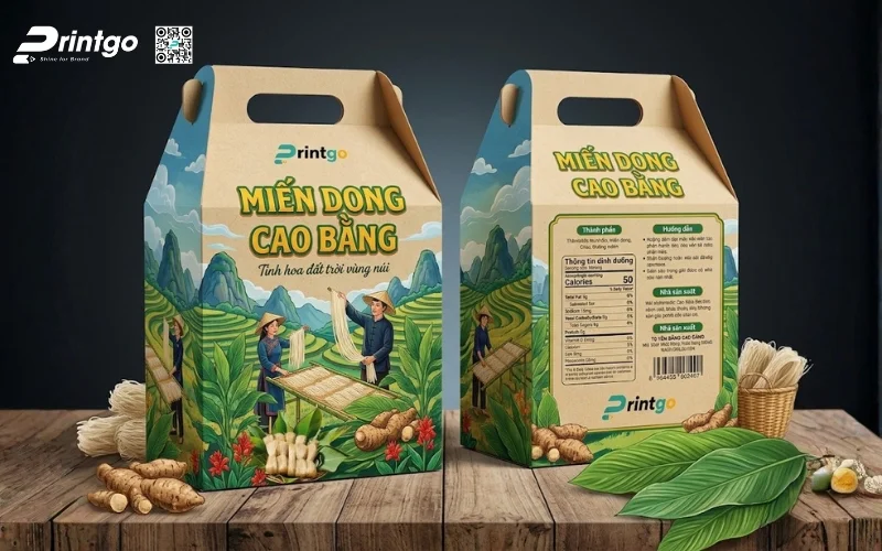 Gợi ý các mẫu bao bì miến Cao Bằng vươn tầm xuất khẩu toàn cầu