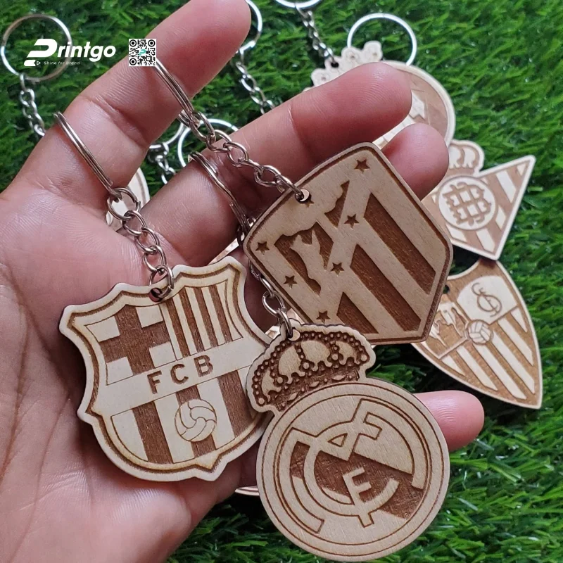 Móc khóa World Cup gỗ logo đội tuyển