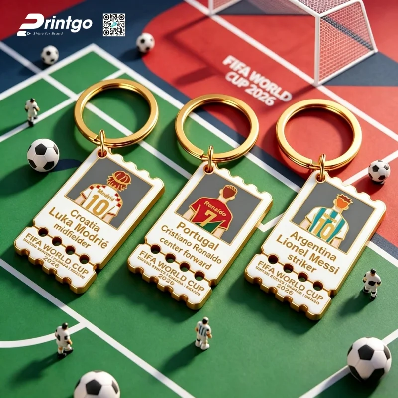 Công nghệ in ấn trên móc khóa World Cup