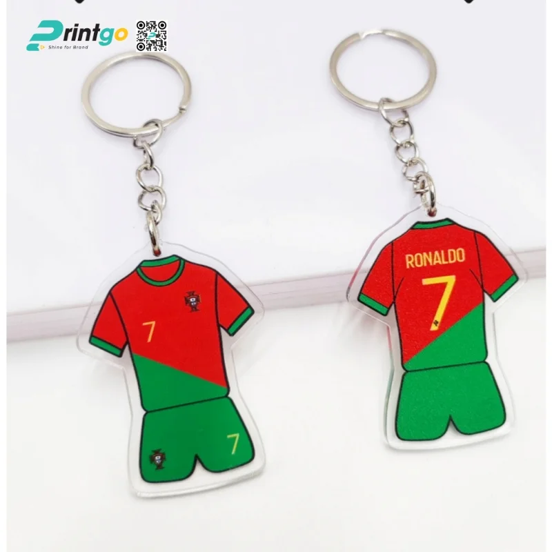 Móc khóa World Cup mica (acrylic) in áo đội tuyển