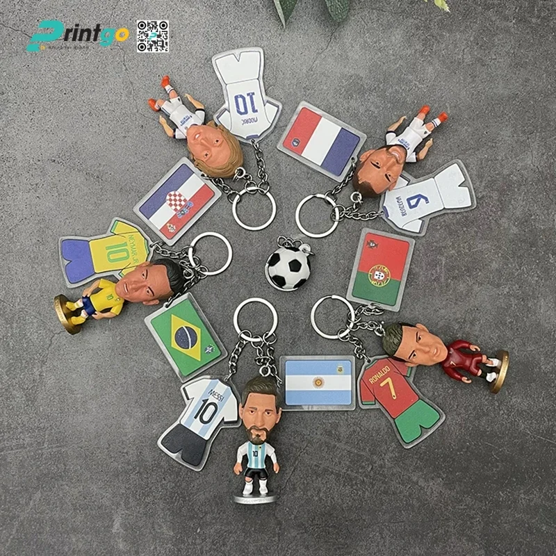 Móc khóa World Cup mica (acrylic) gia công tỉ mỉ