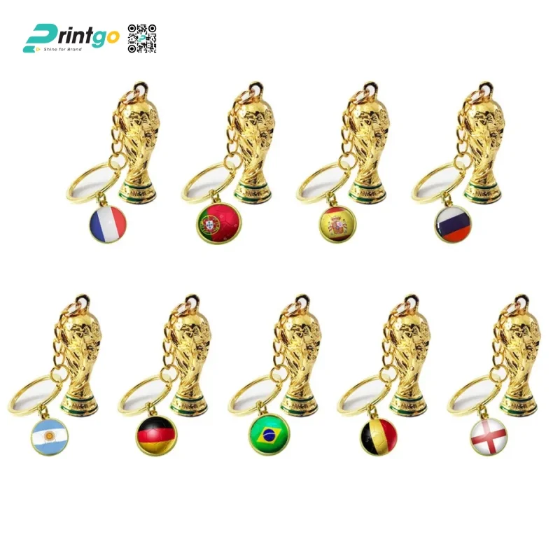  Móc khóa World Cup kim loại ấn tượng