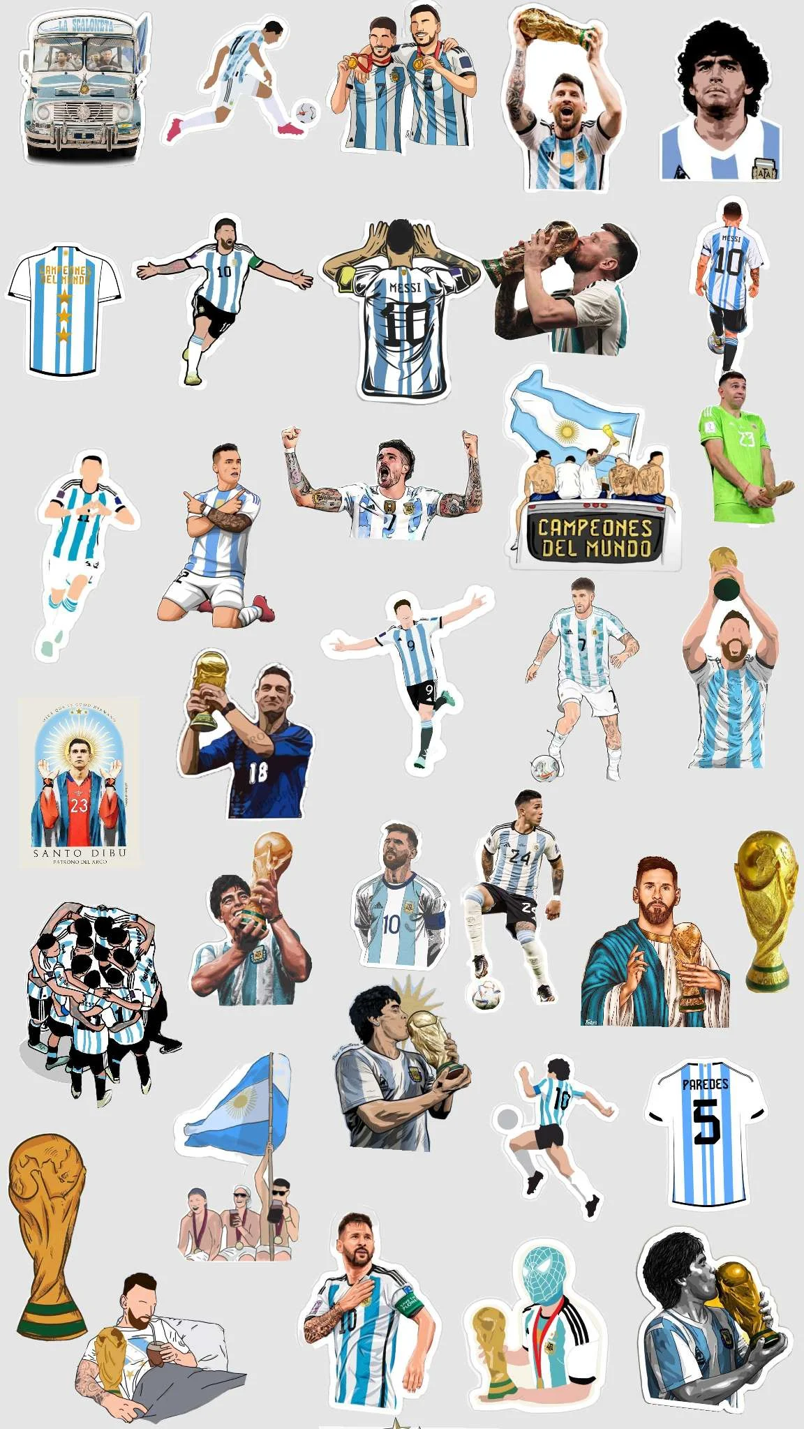 Messi wall sticker world cup