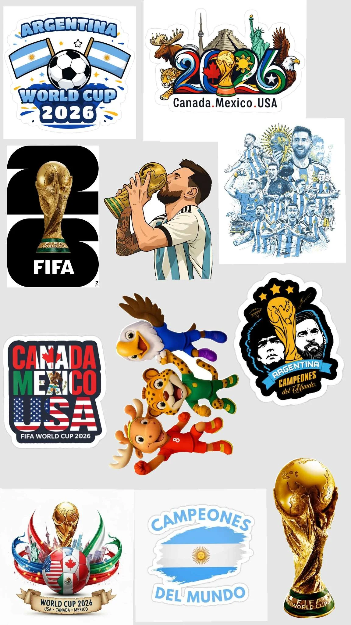 Messi wall sticker world cup