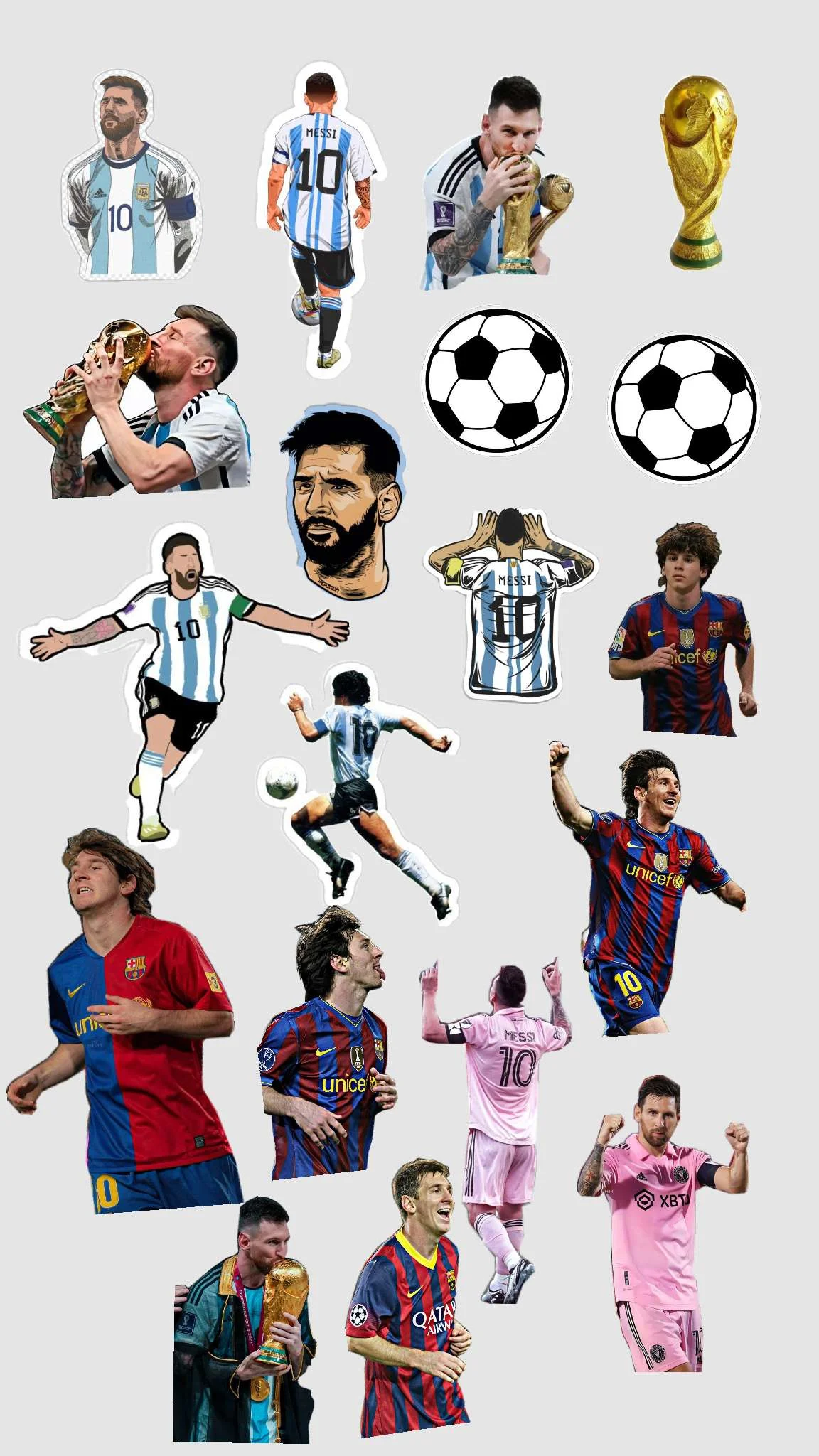 Messi wall sticker world cup