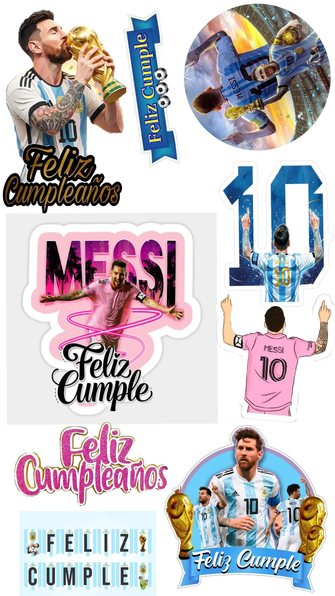Messi wall sticker world cup