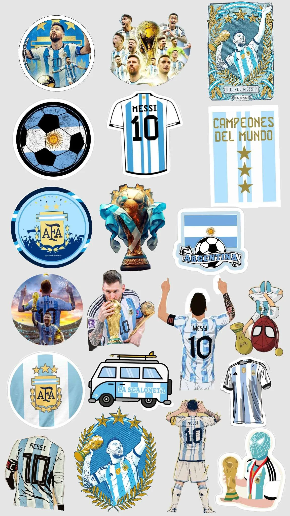 Messi wall sticker world cup