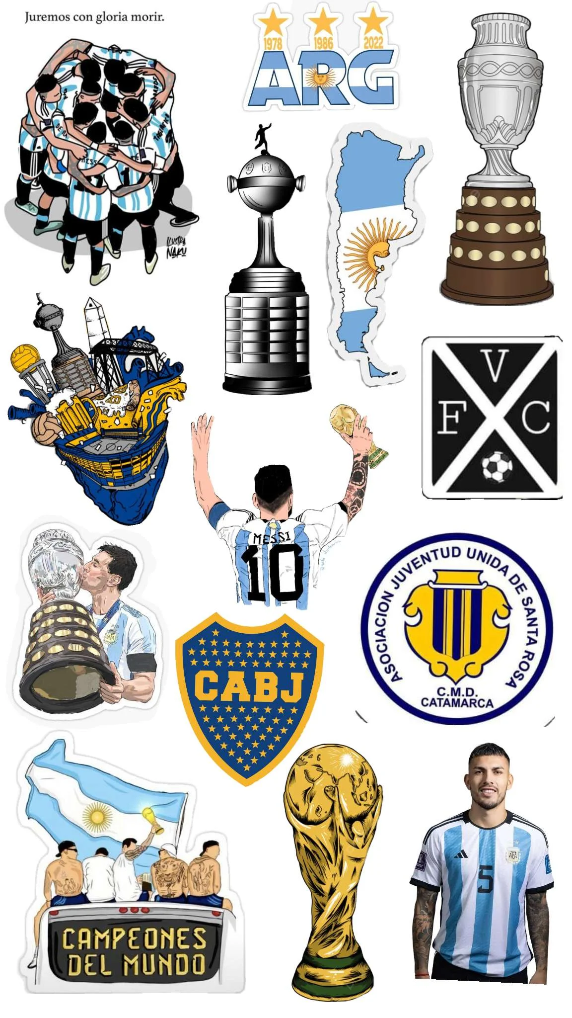 Messi wall sticker world cup