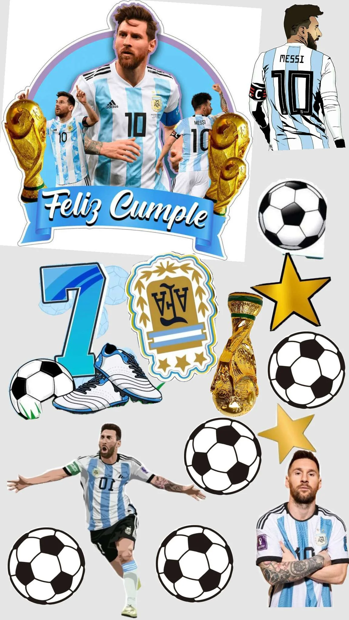 Messi wall sticker world cup