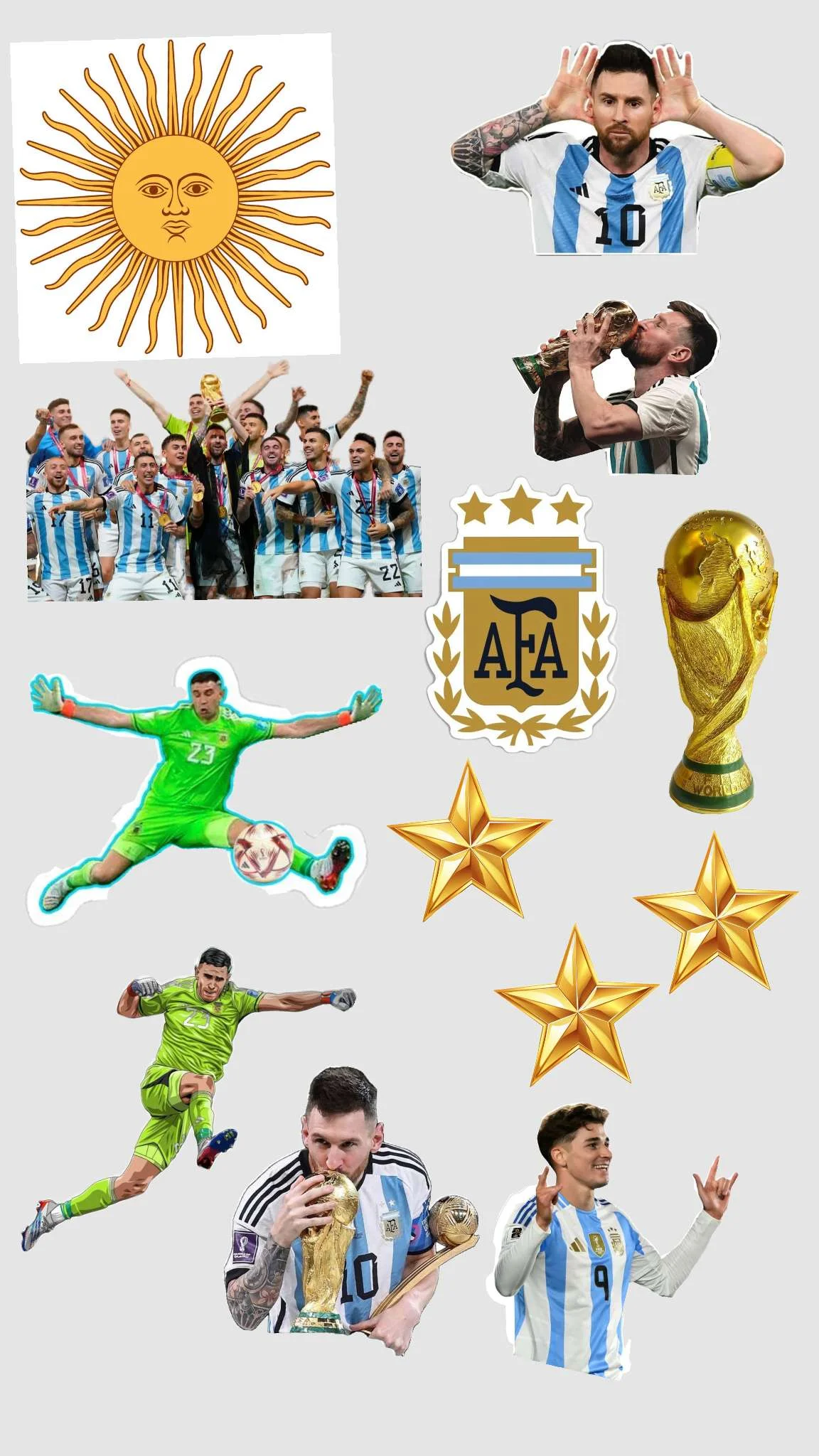 Messi wall sticker world cup