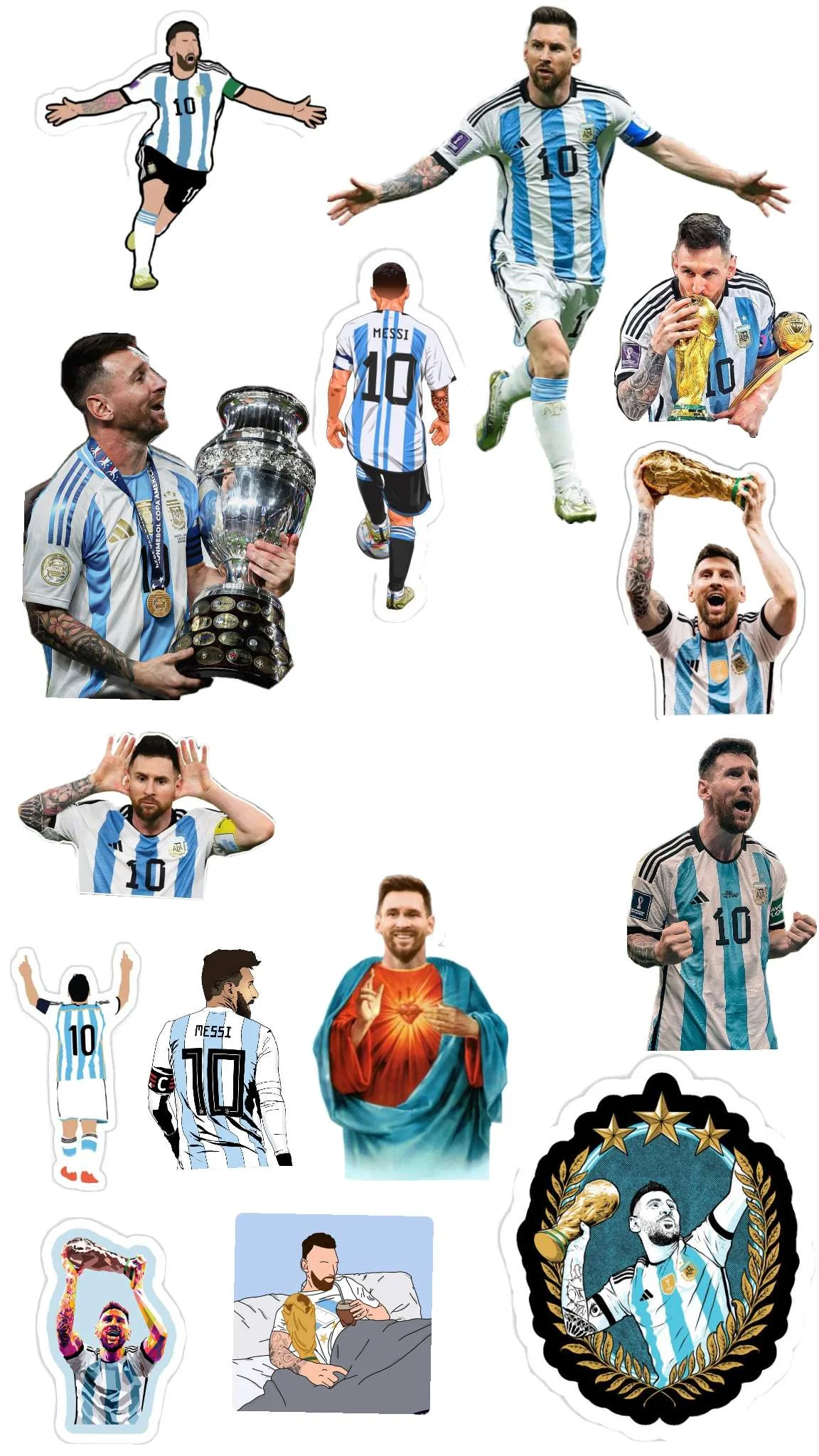 Messi wall sticker world cup