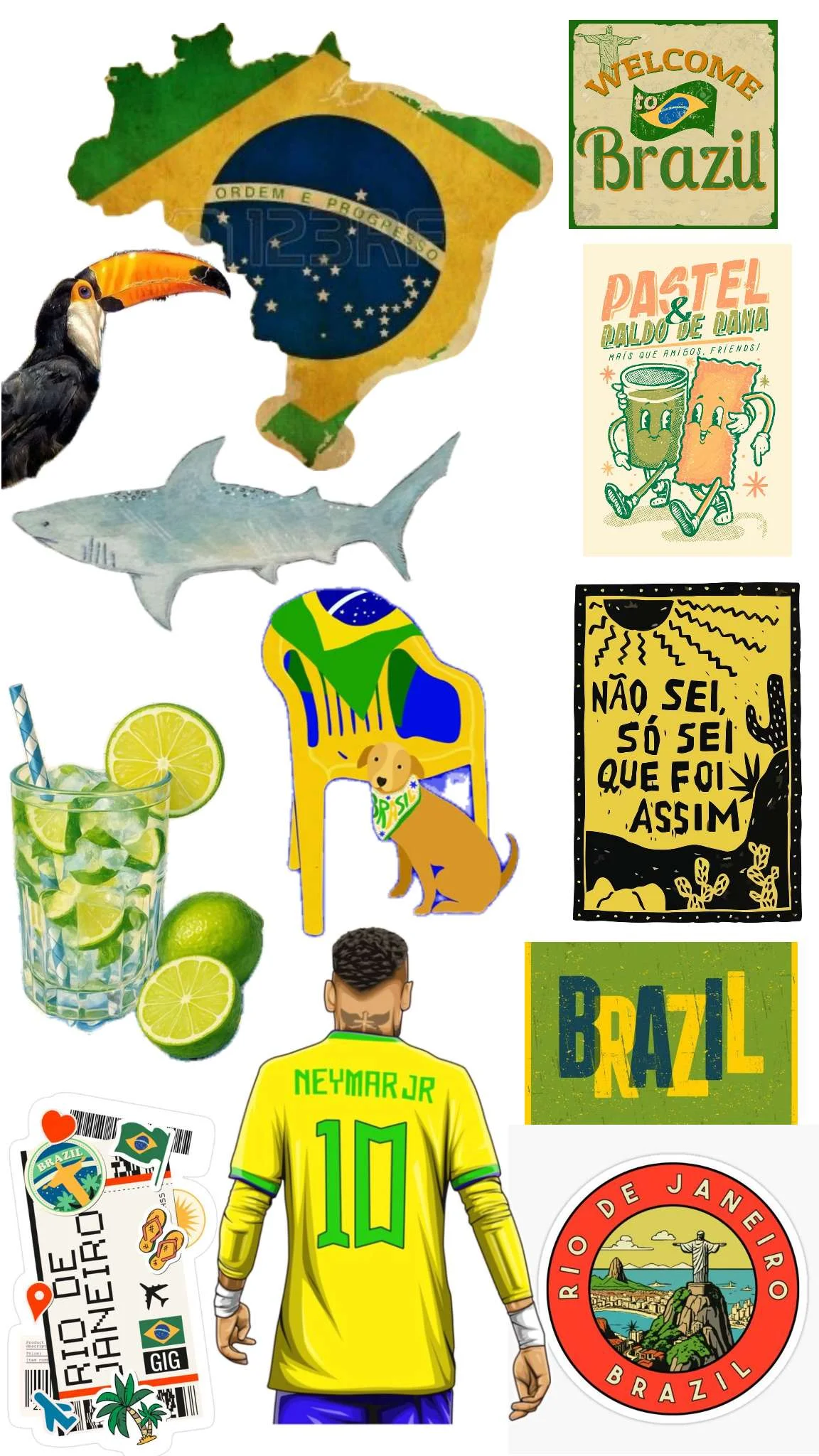 Neymar sticker world cup