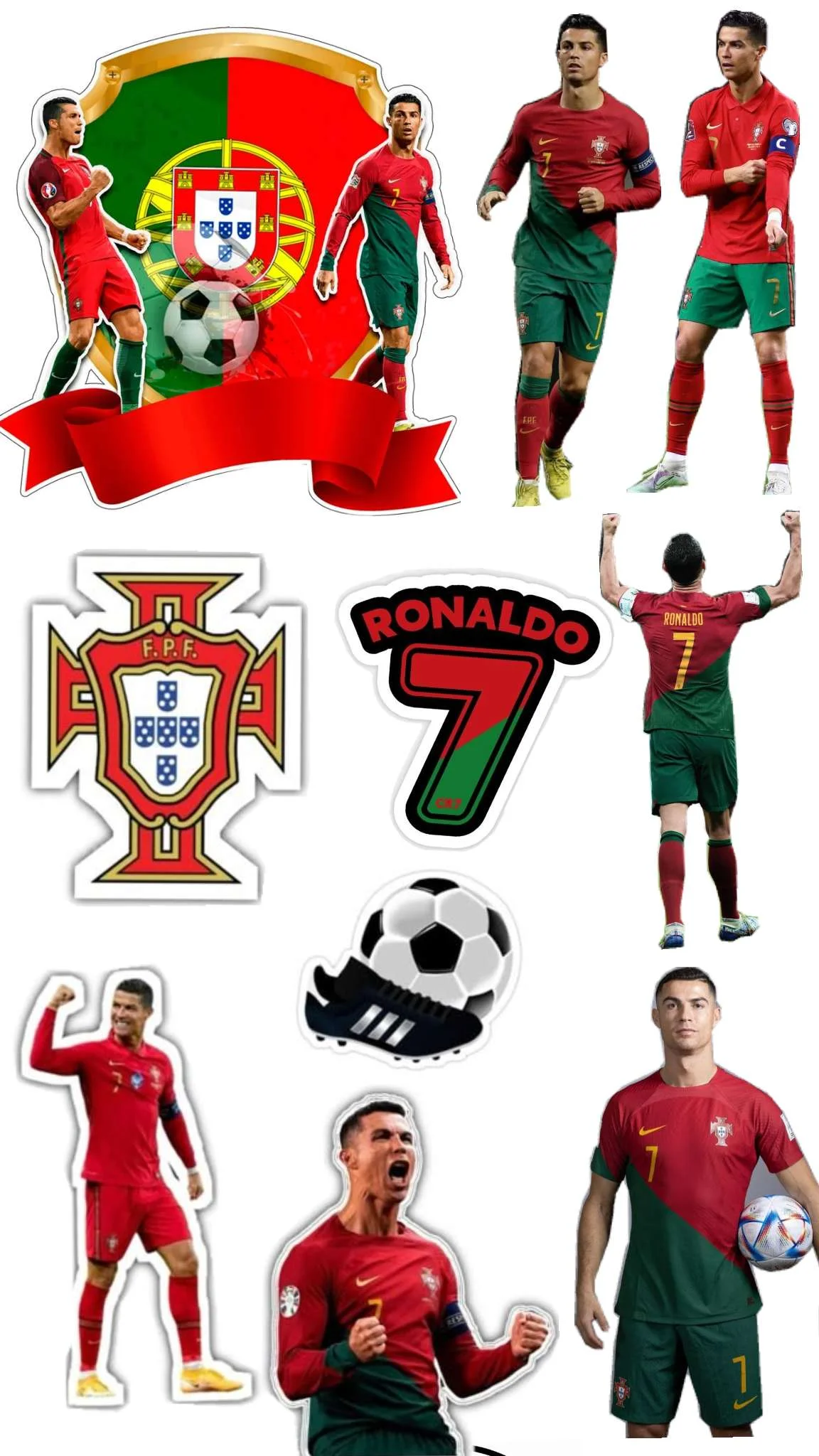 Ronaldo sticker world cup