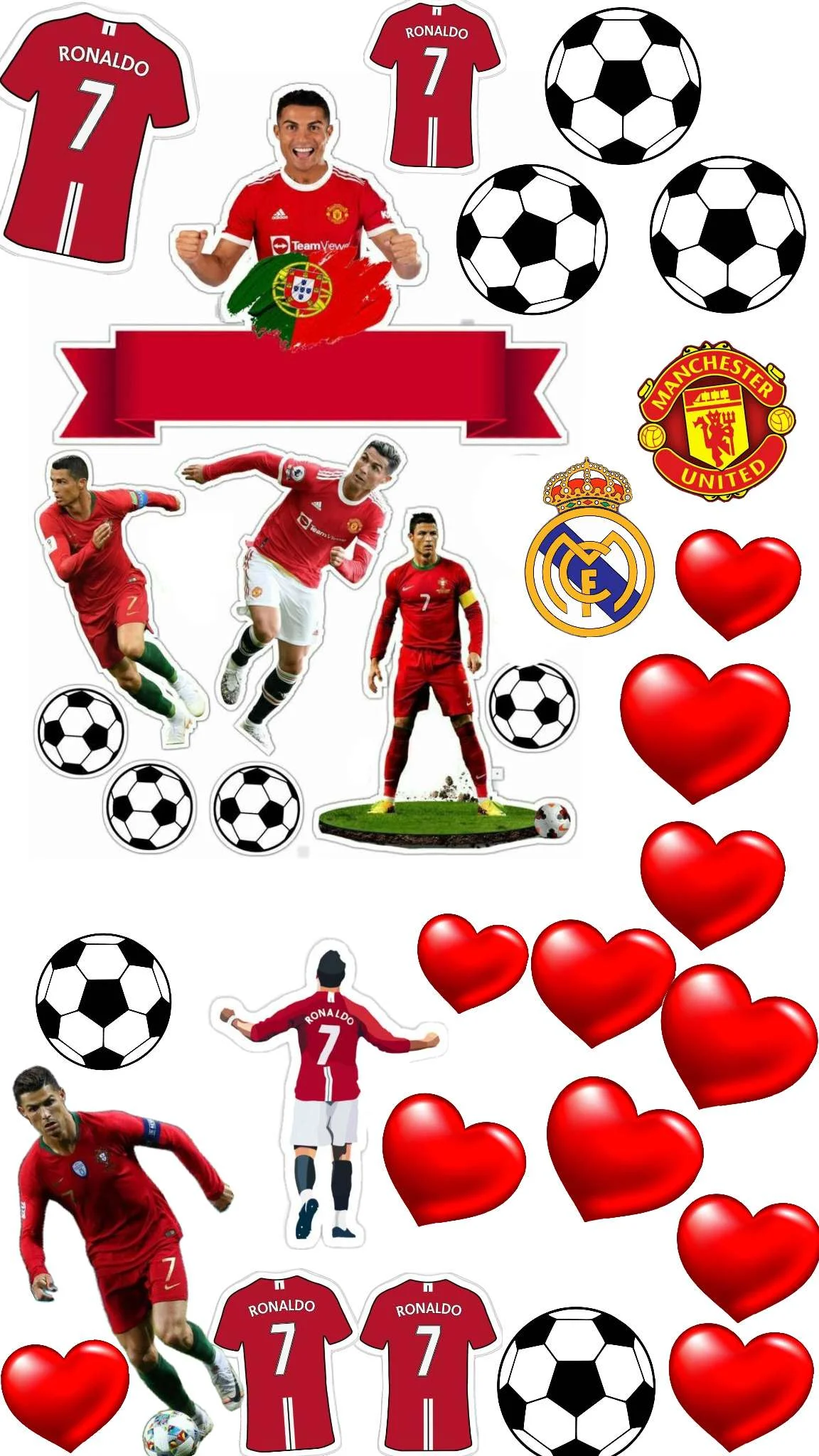 Ronaldo sticker world cup