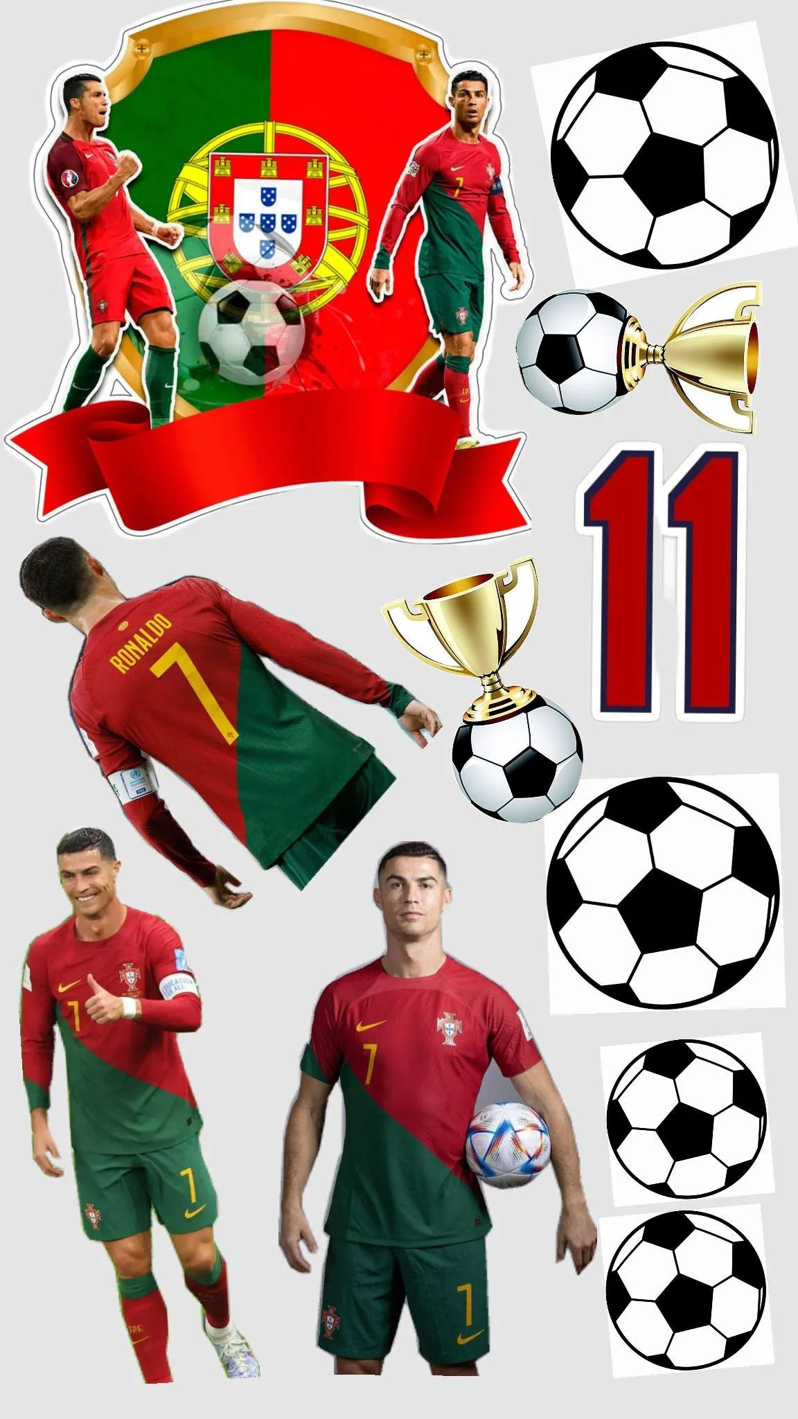 Ronaldo sticker world cup