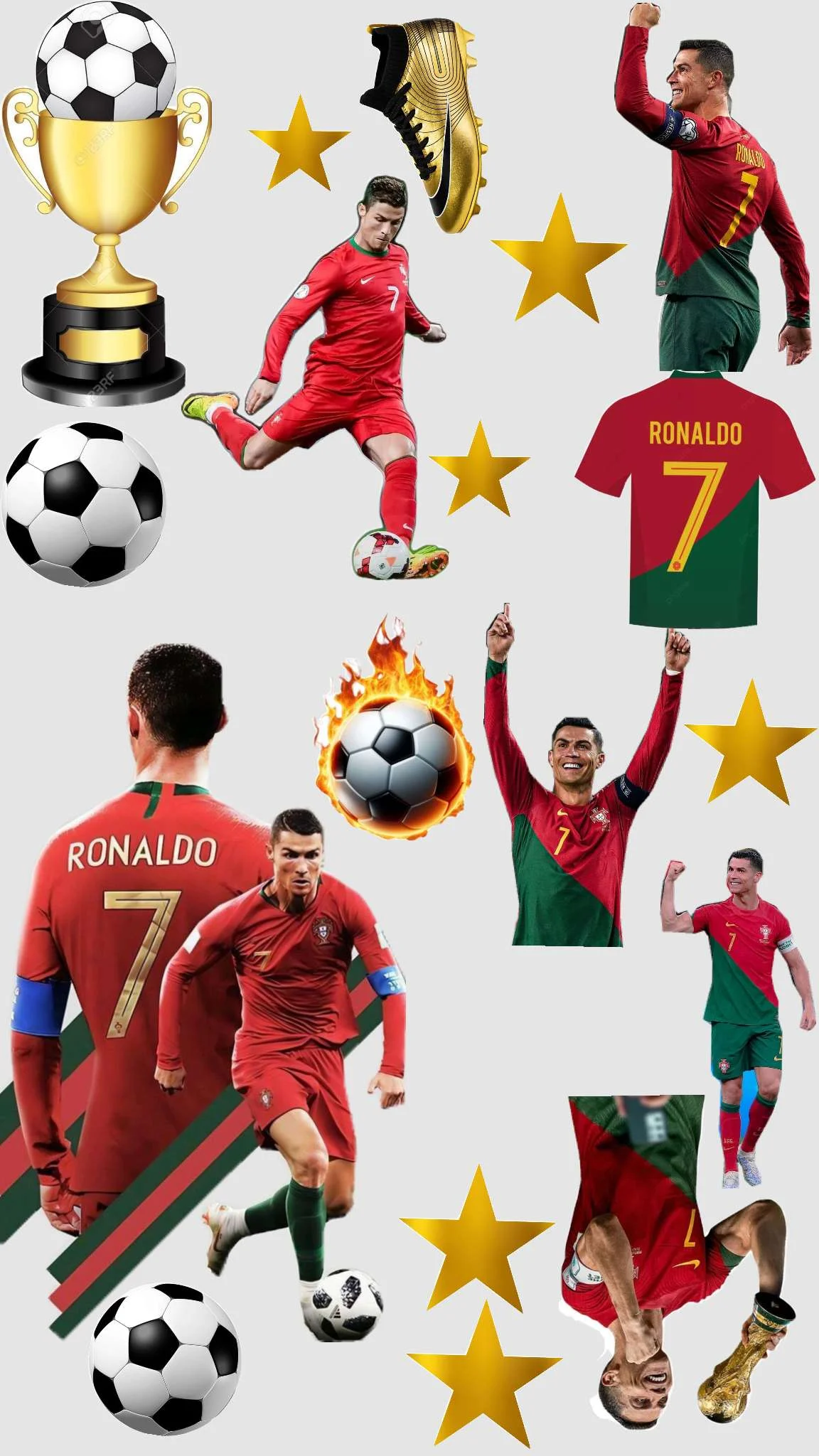 Ronaldo sticker world cup