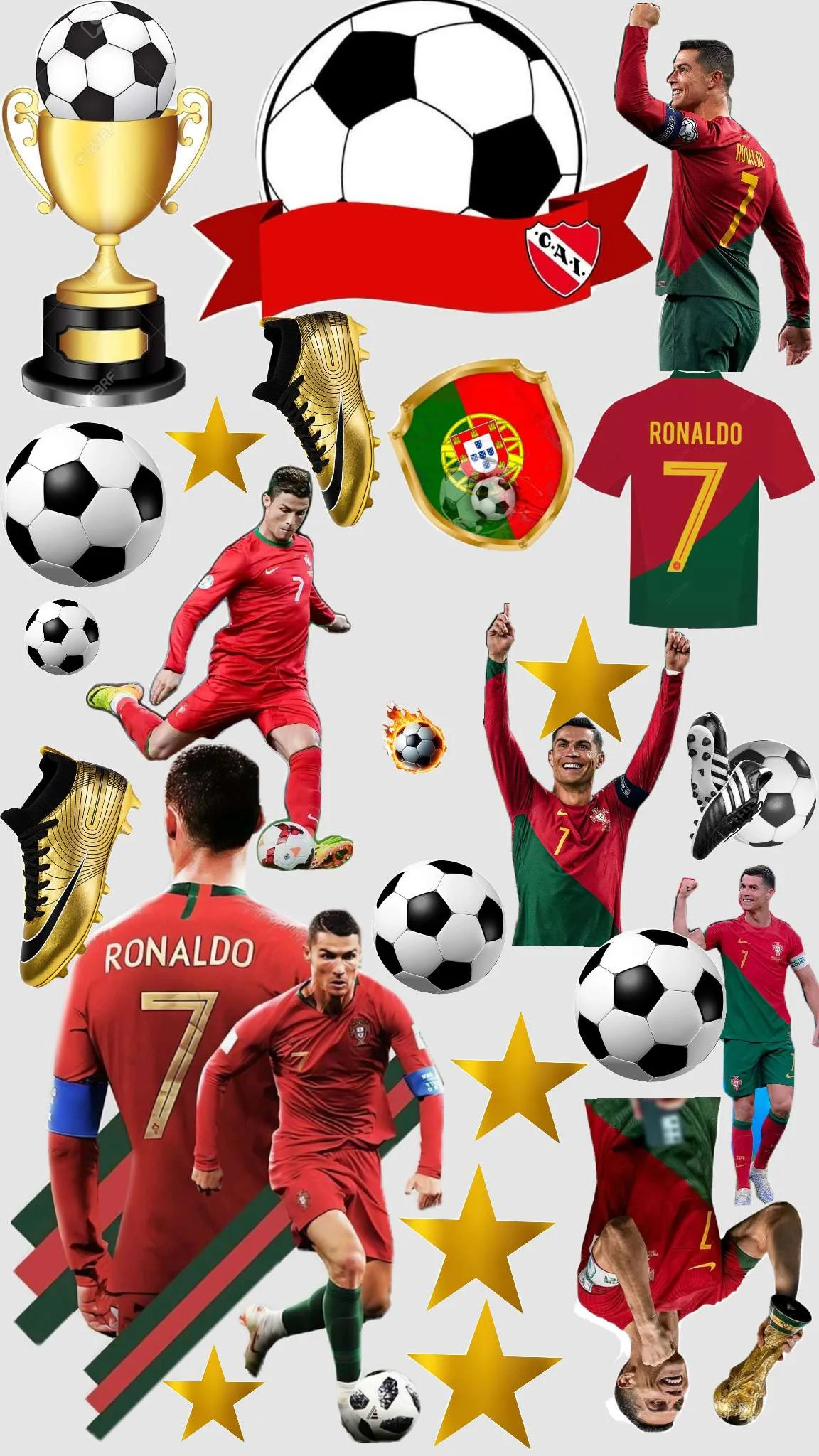 Ronaldo sticker world cup