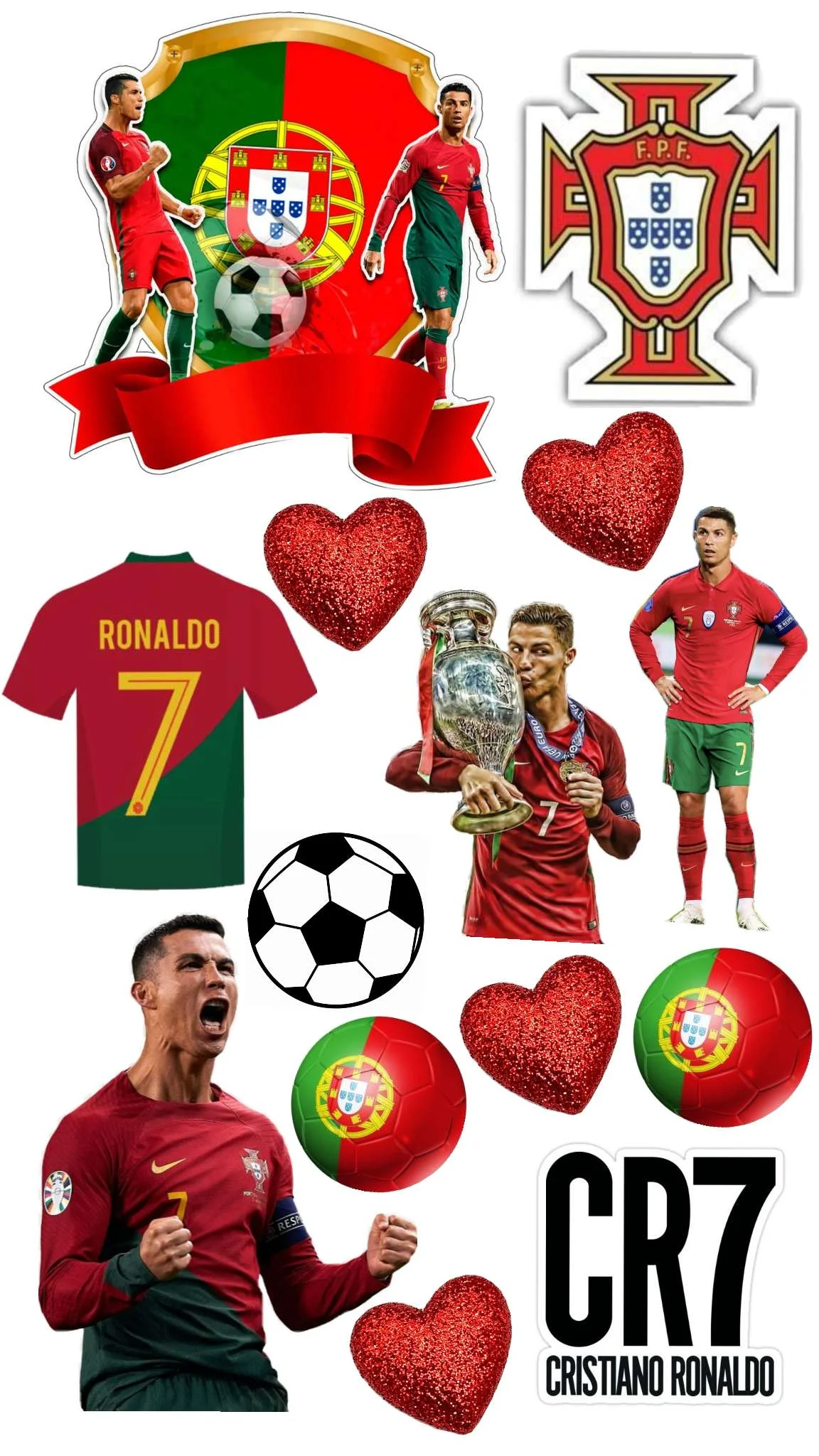 Ronaldo sticker world cup