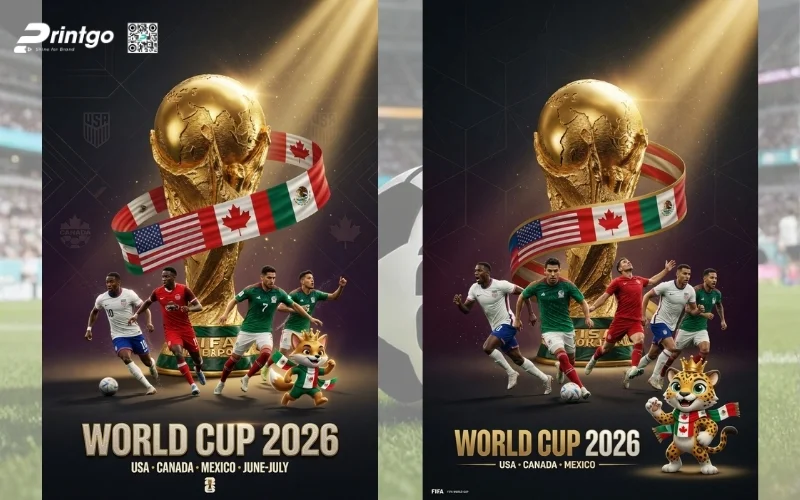 Trọn bộ 159+ file poster World Cup 2026 chất lượng cao