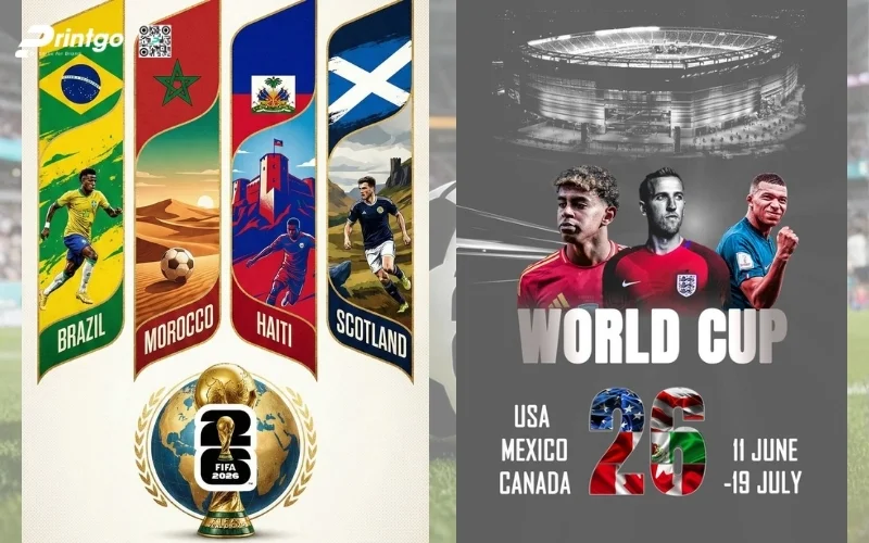 Trọn bộ 159+ file poster World Cup 2026 chất lượng cao