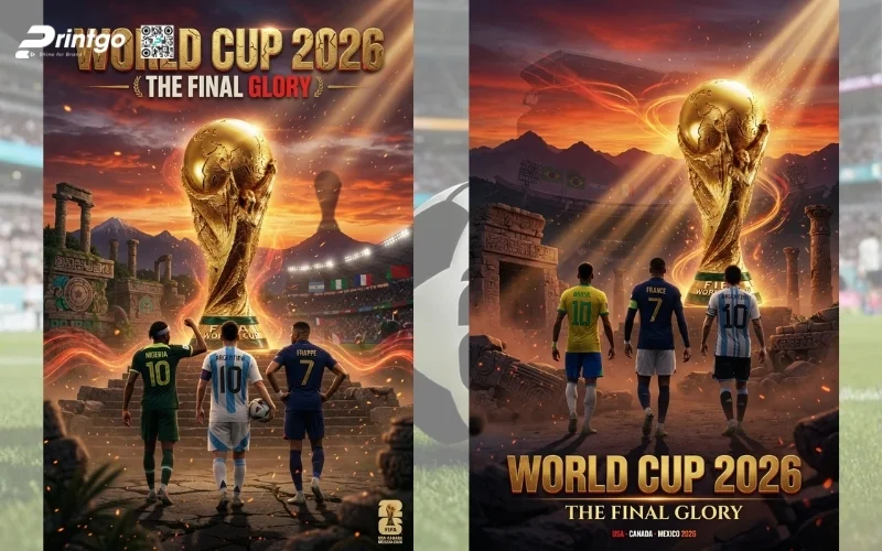 Trọn bộ 159+ file poster World Cup 2026 chất lượng cao