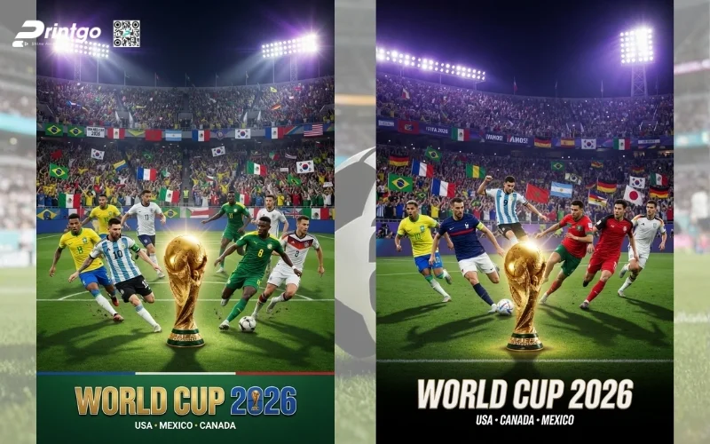 Trọn bộ 159+ file poster World Cup 2026 chất lượng cao