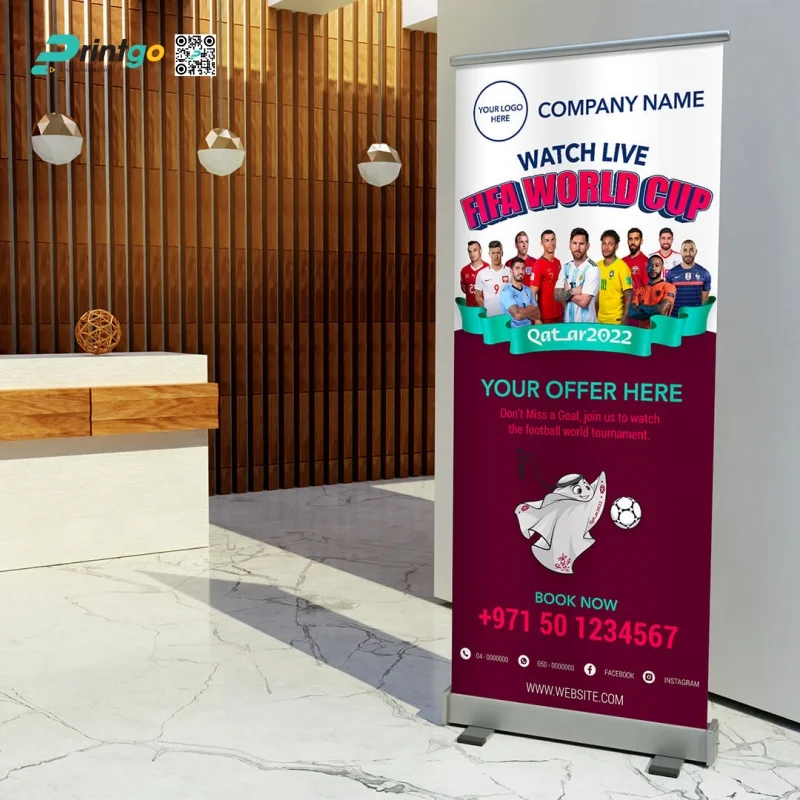 Mẫu standee World Cup mới nhất