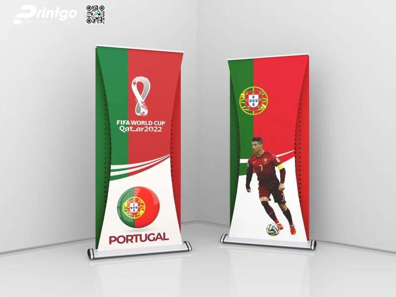 Mẫu standee Worldc Cup quán cafe