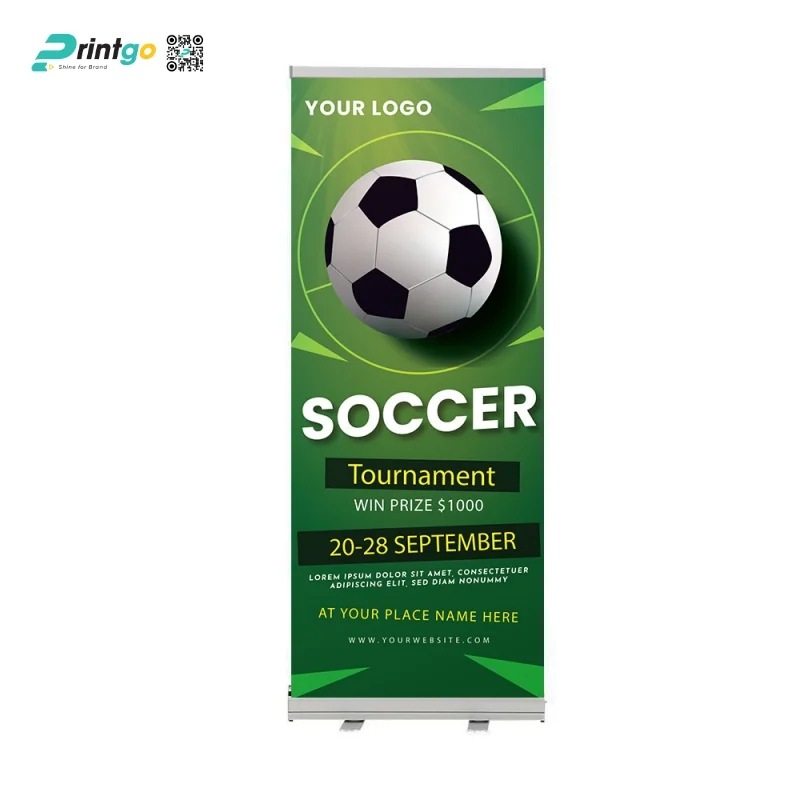 Mẫu standee World Cup chỉn chu 