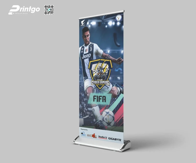 Standee cuốn (roll-up banner)