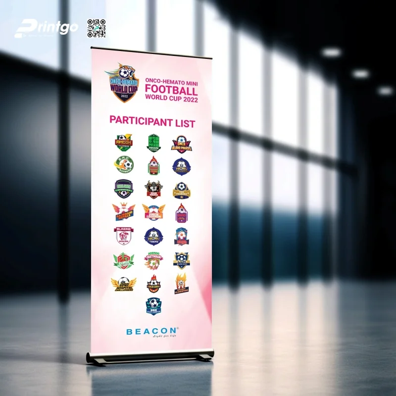 Mẫu standee Worldc Cup mùa giải 2026