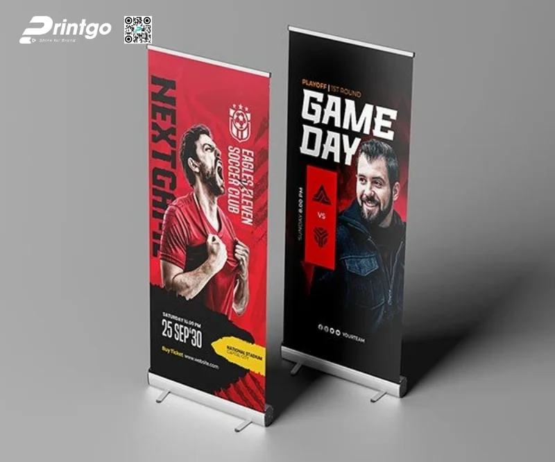 Mẫu standee Worldc Cup bóng đá hấp dẫn