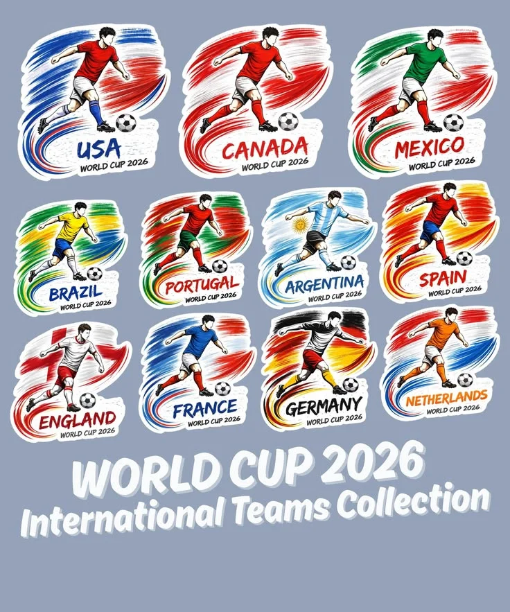 Sticker World Cup 2026 cổ động
