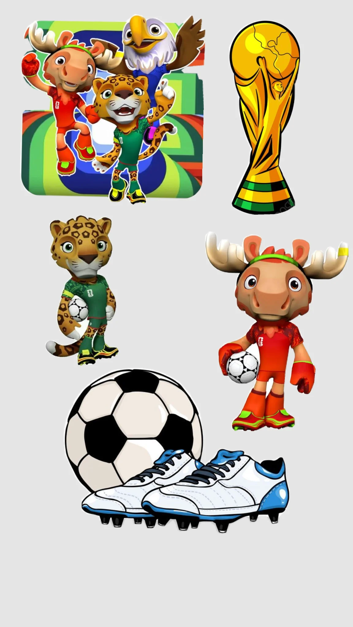 Sticker World Cup 2026 cổ động
