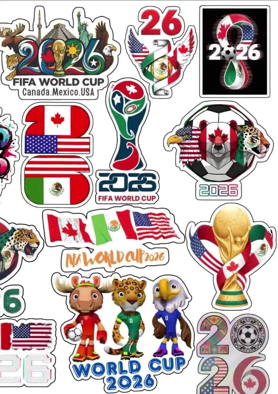 Sticker World Cup 2026 cổ động
