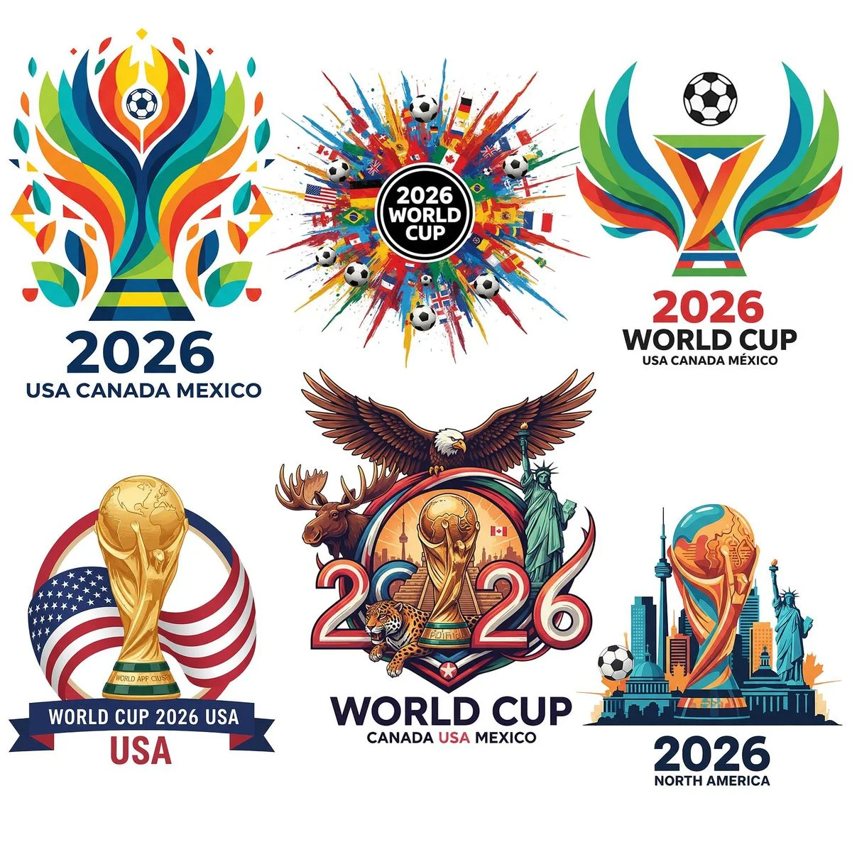 Sticker World Cup 2026 cổ động
