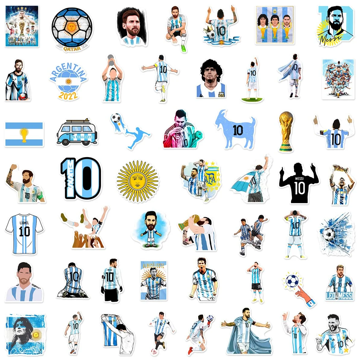 Messi wall sticker world cup