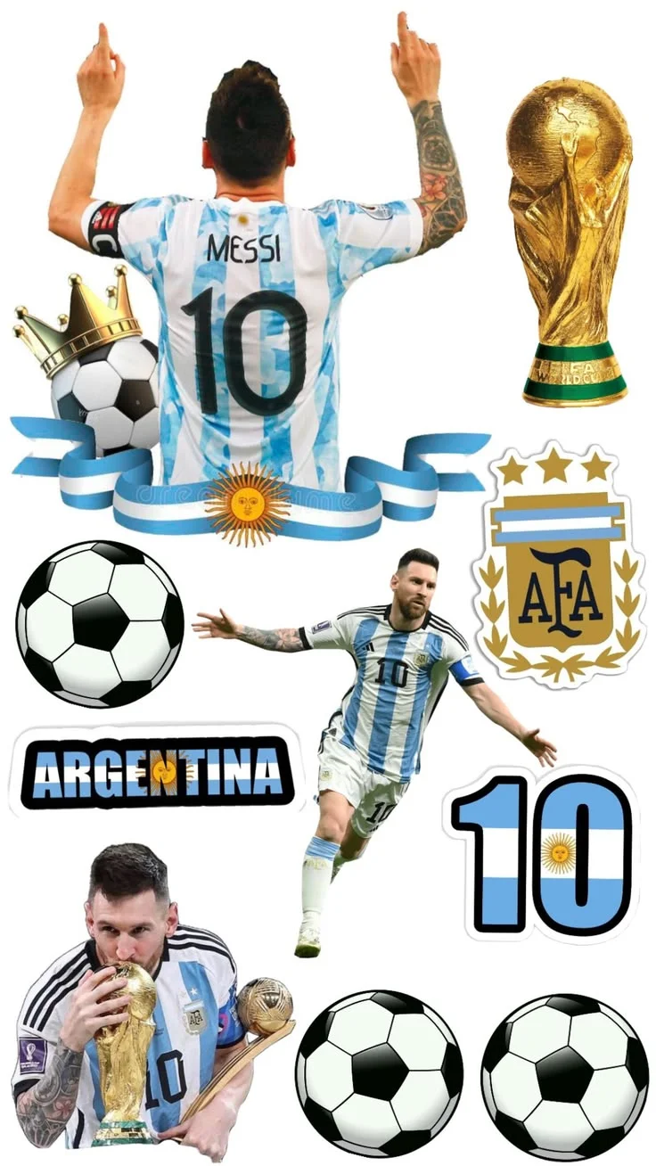 Messi wall sticker world cup