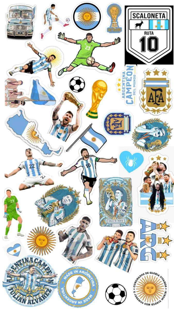 Messi wall sticker world cup