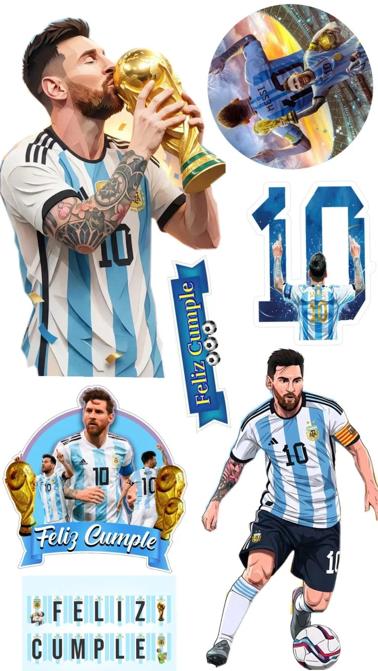 Messi wall sticker world cup