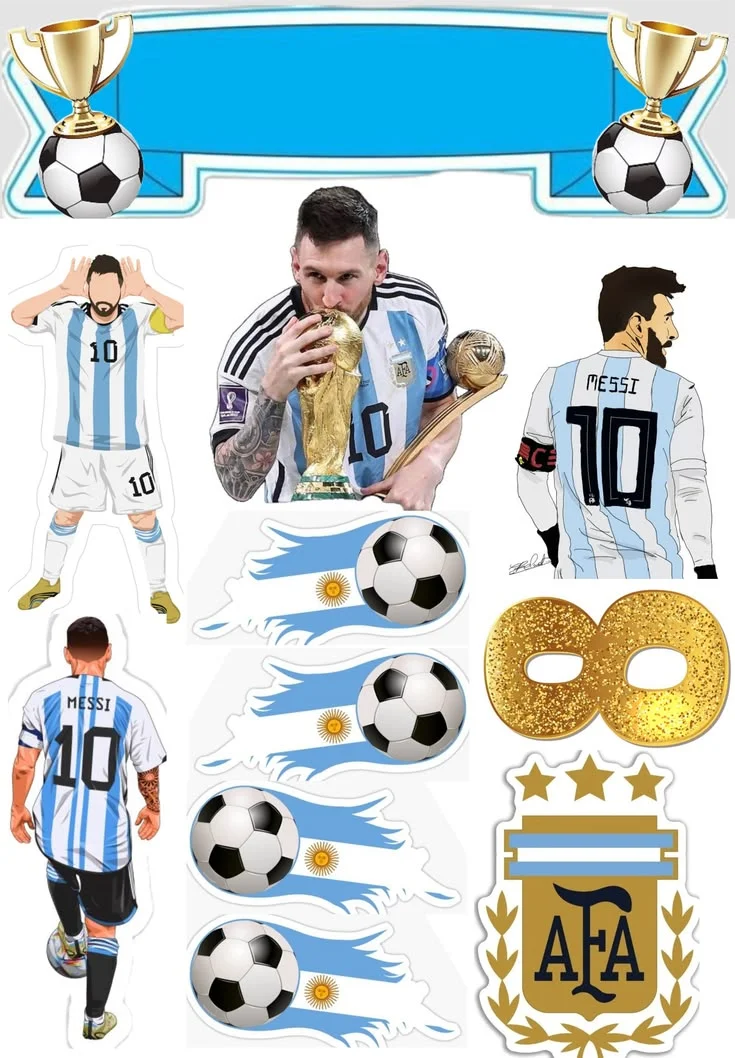 Messi wall sticker world cup