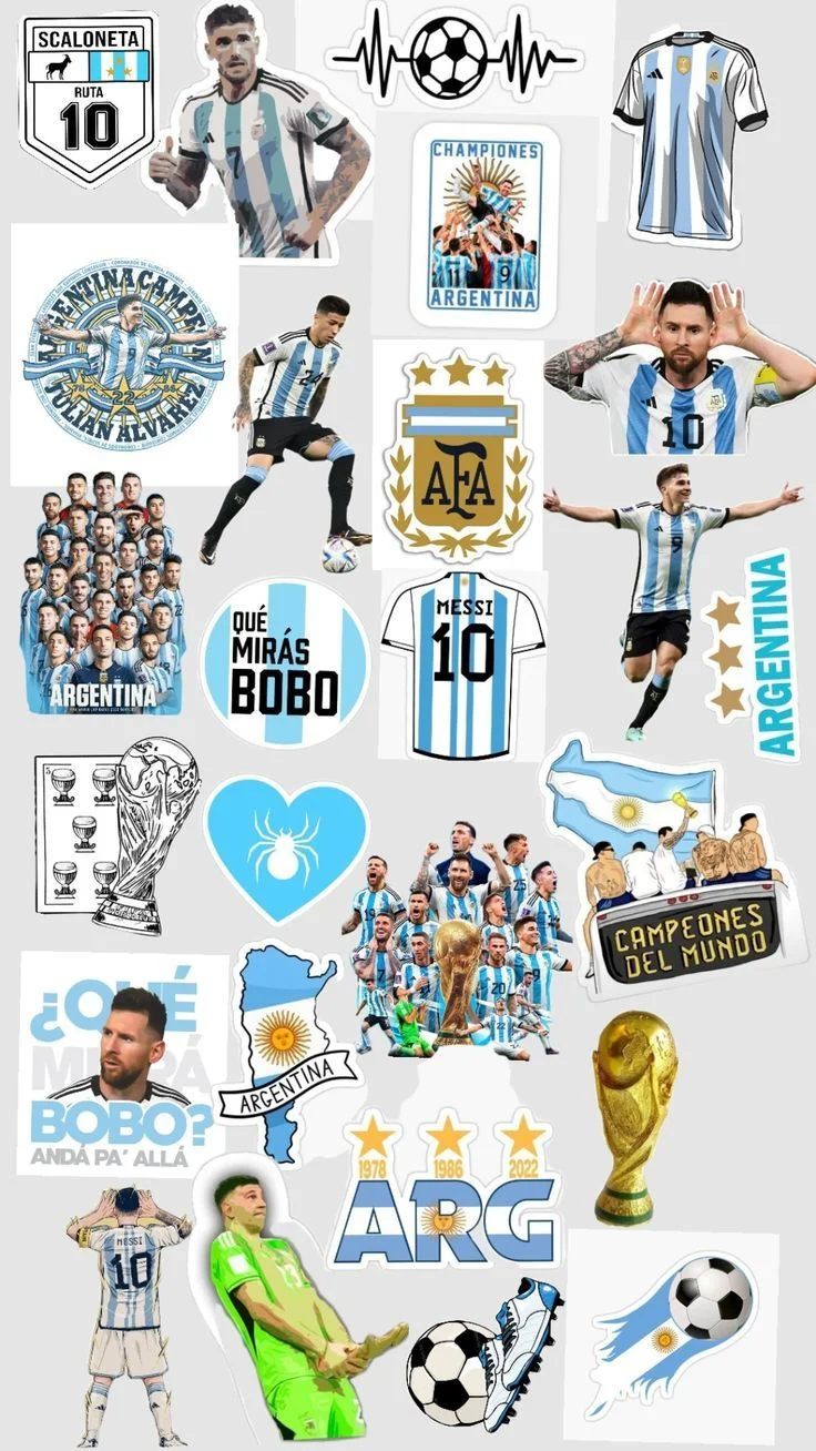 Messi wall sticker world cup